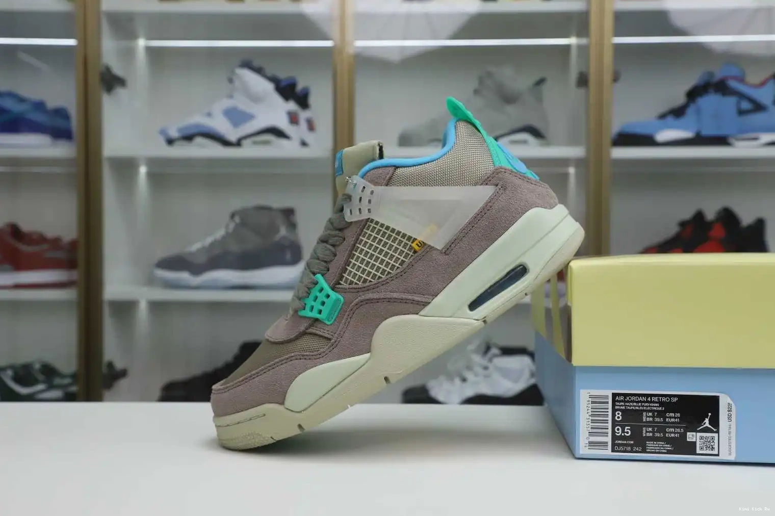 UNION RETRO 'TAUPE LA Kimikick AIR JORDAN HAZE' 4 X 0725